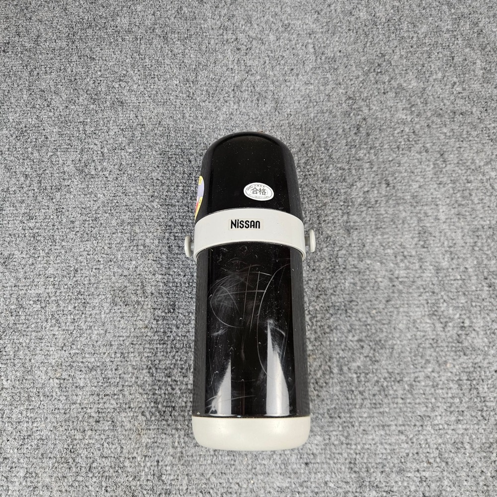Vintage Nissan Thermos 0.75L Vacuum Bottle Nippon Sanso FSA-750 Black Made Japan